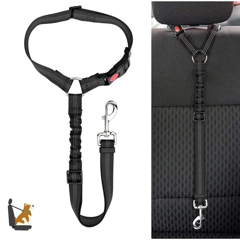 Dog Car Safety Belt with 360-Degree Swivel Clip