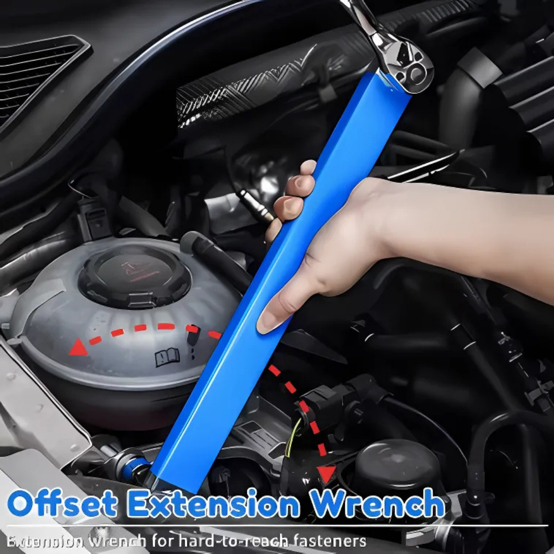 Double-Head Offset Extension Wrench