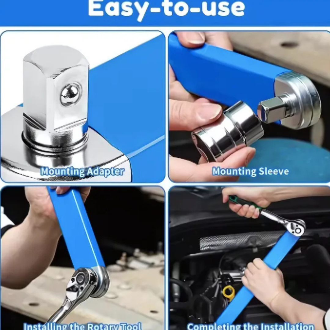 Double-Head Offset Extension Wrench