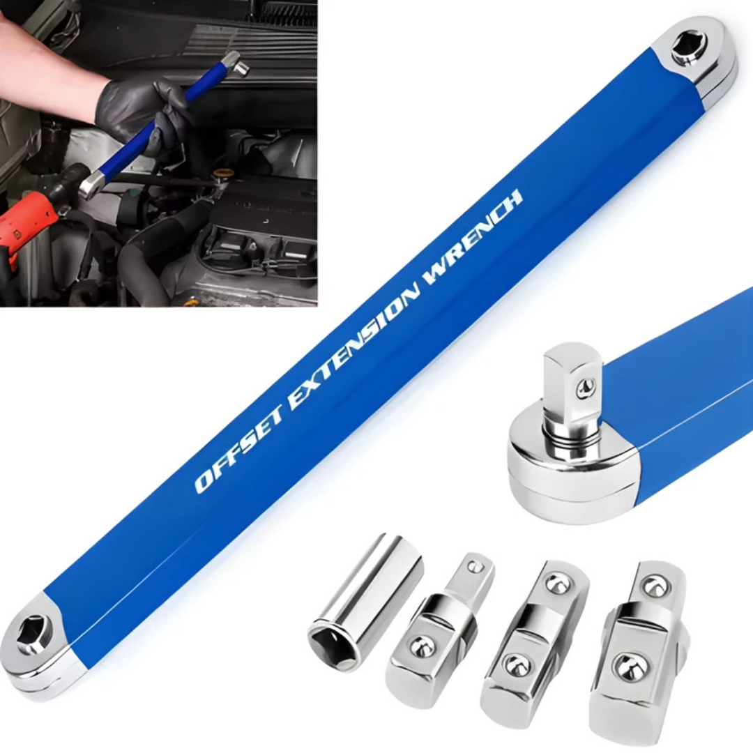Double-Head Offset Extension Wrench