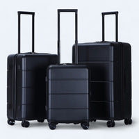 Durable 3-Piece Hardshell Luggage Set for Flexible Travel