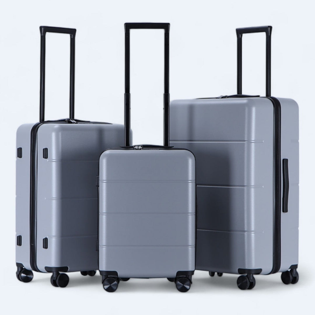 Durable 3-Piece Hardshell Luggage Set for Flexible Travel