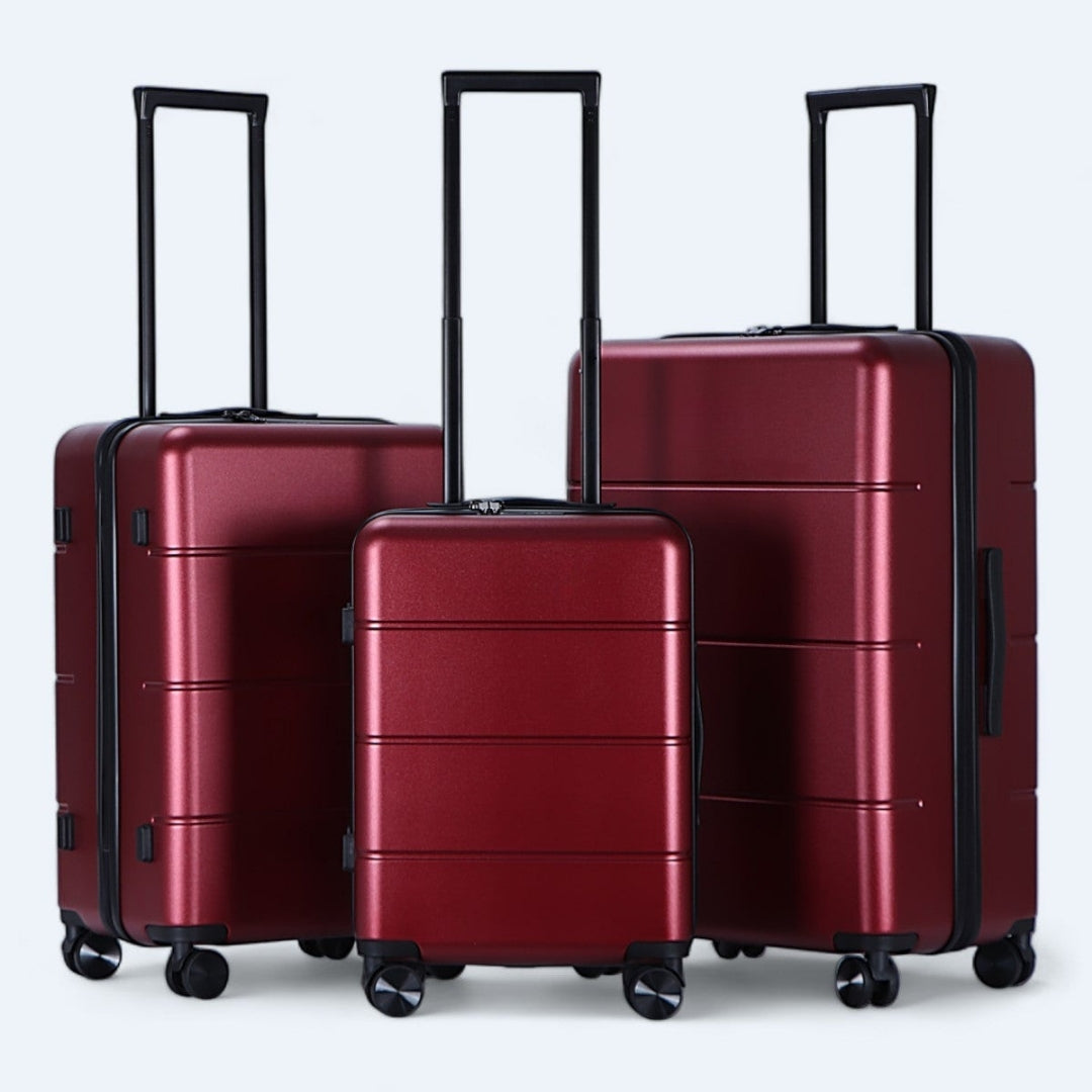 Durable 3-Piece Hardshell Luggage Set for Flexible Travel