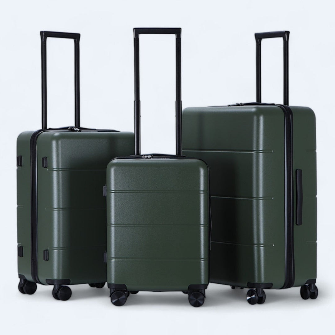 Durable 3-Piece Hardshell Luggage Set for Flexible Travel