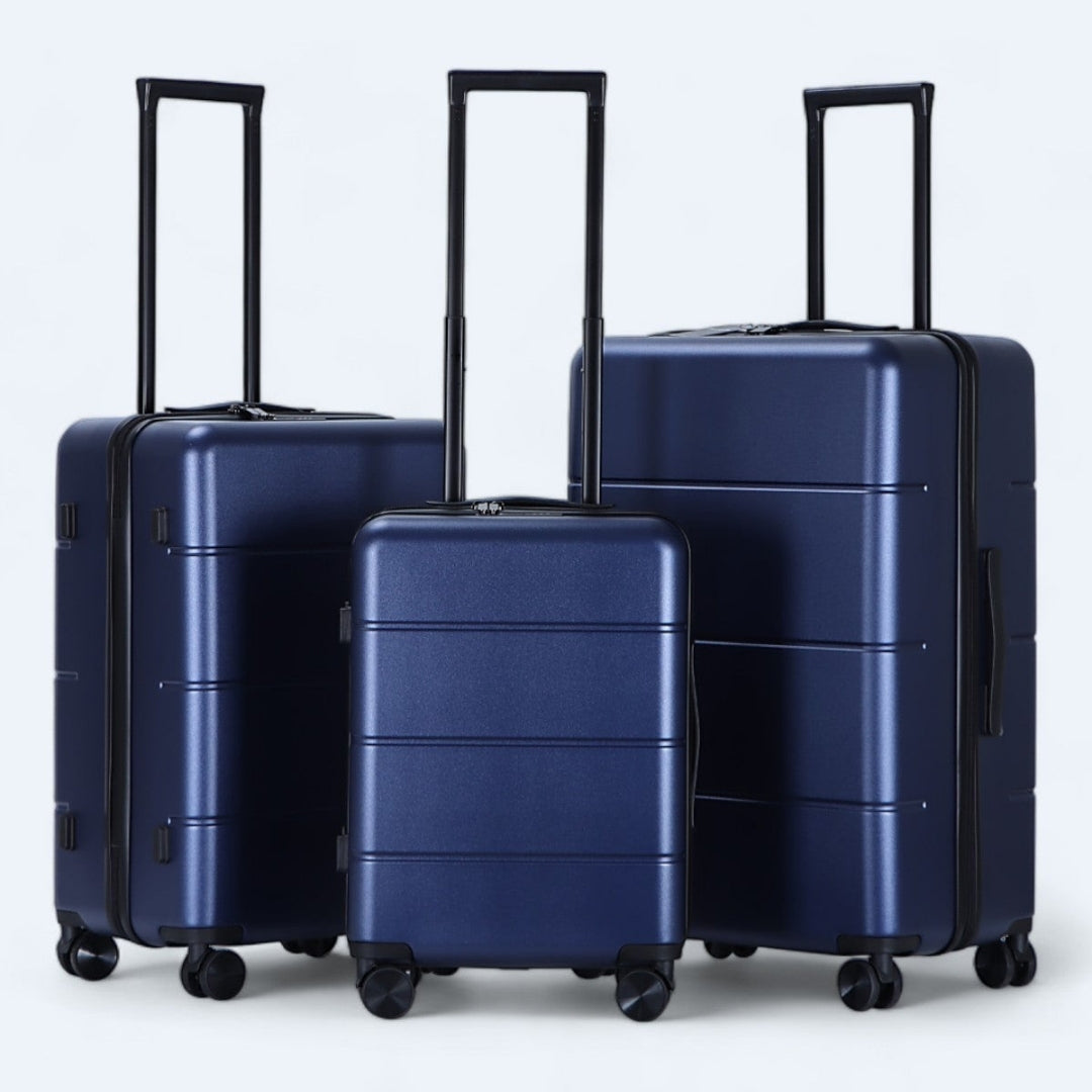 Durable 3-Piece Hardshell Luggage Set for Flexible Travel
