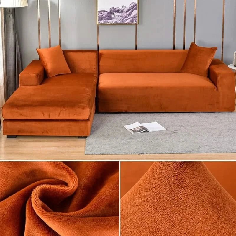 Elastic and Stylish Living Room Sofa Slipcover