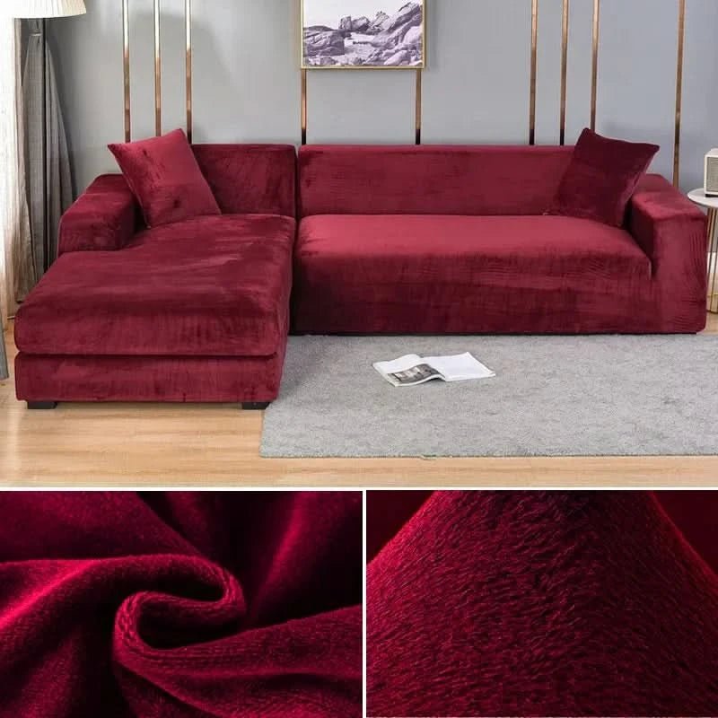 Elastic and Stylish Living Room Sofa Slipcover
