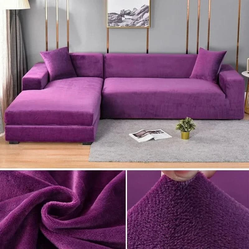 Elastic and Stylish Living Room Sofa Slipcover