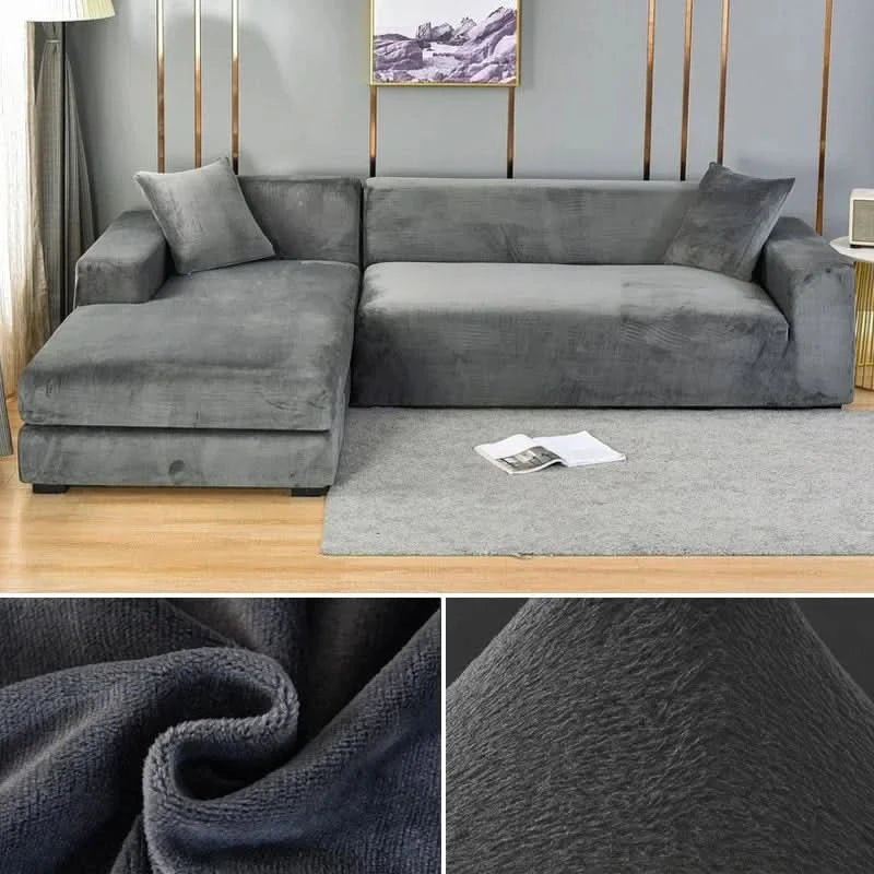 Elastic and Stylish Living Room Sofa Slipcover
