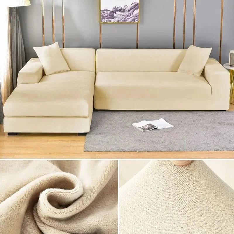 Elastic and Stylish Living Room Sofa Slipcover