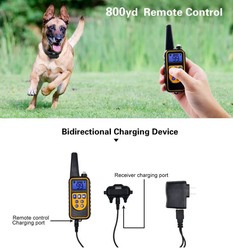 Electric Dog Training Collar E-Collar with Remote Control – Safe and Effective