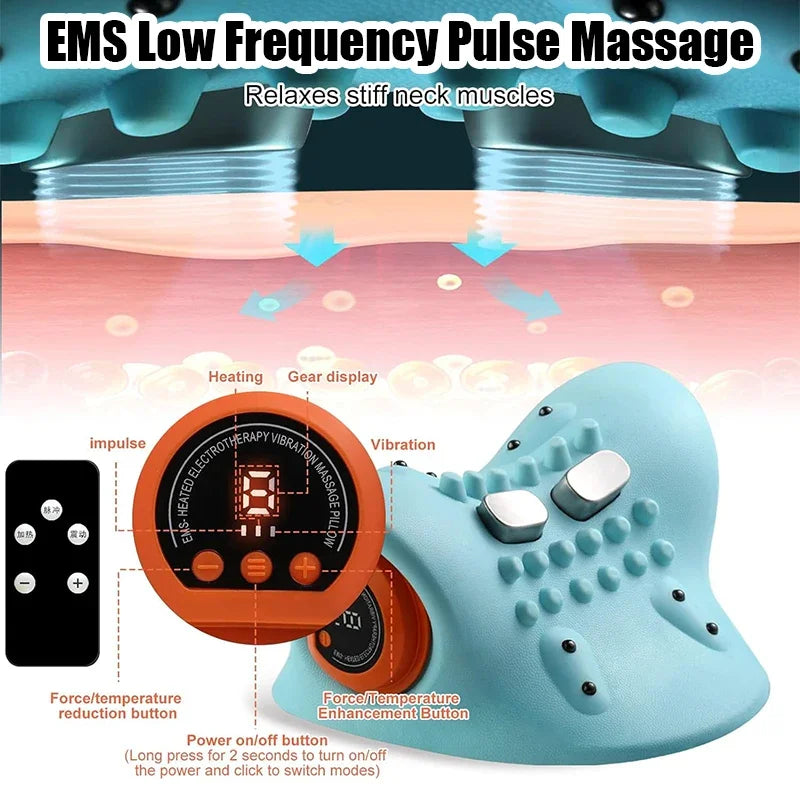 Electric Neck and Shoulder Massager with Traction Function