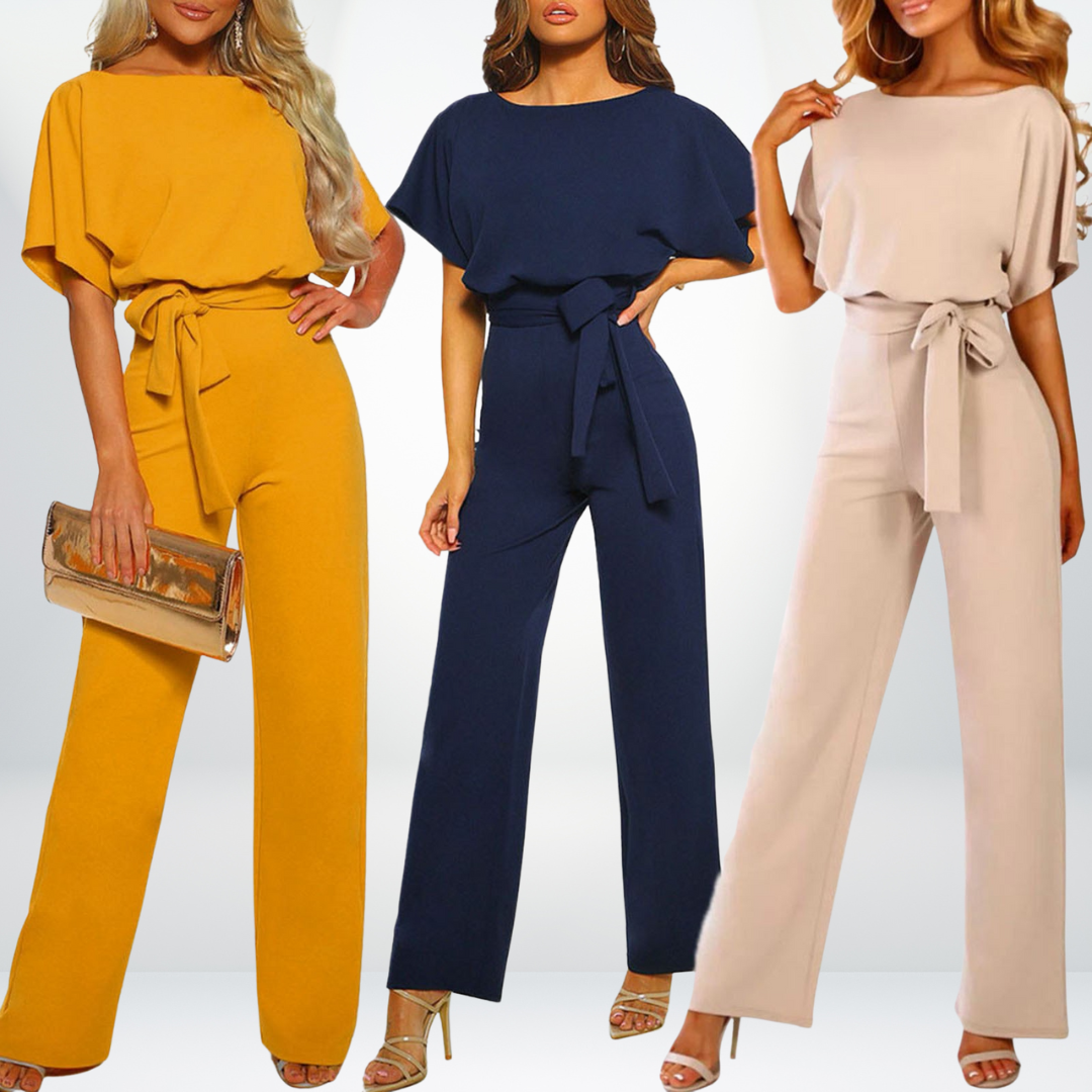 Elegant and Breezy Jumpsuit - Saphire