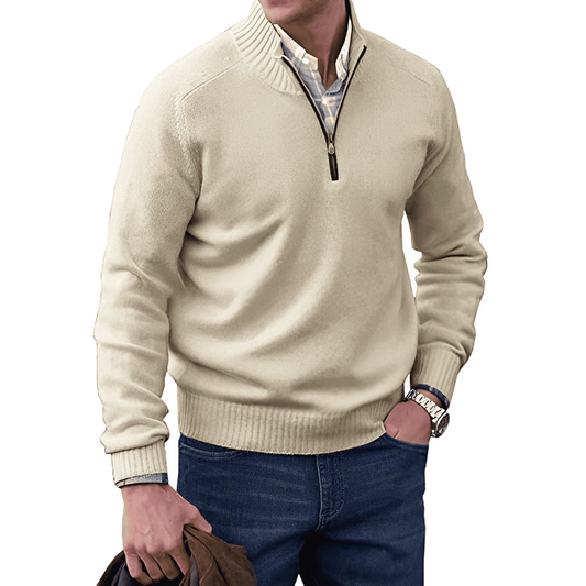 Elegant Quarter-Zip Pullover