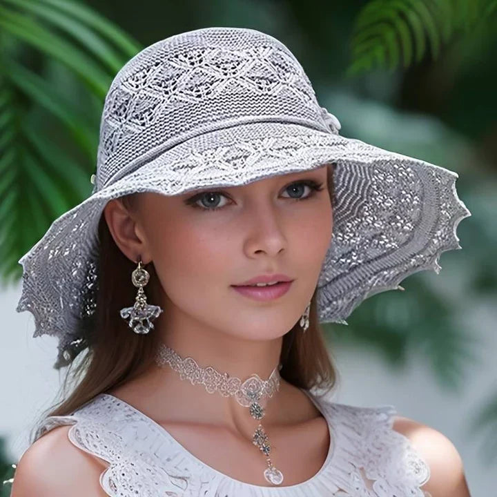 Elegant Wide-Brim Sun Hat