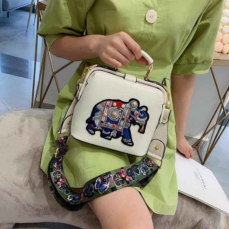 Embroidered Mandala Shoulder Bag – Lightweight Multi-Use Bohemian Design