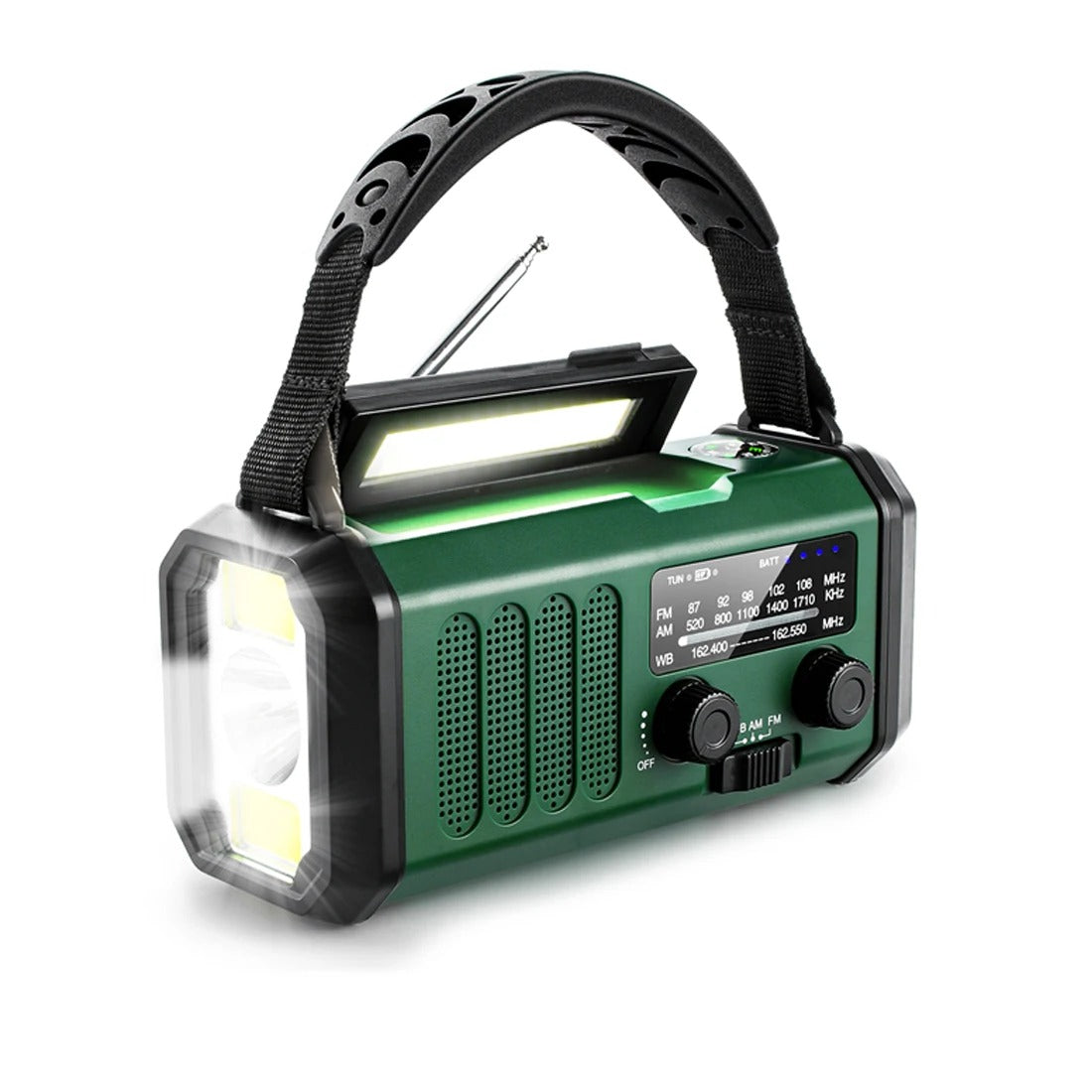 Emergency Solar Hand-Crank Radio