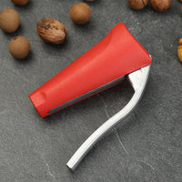 Ergonomic Aluminum Nutcracker in Red and Black