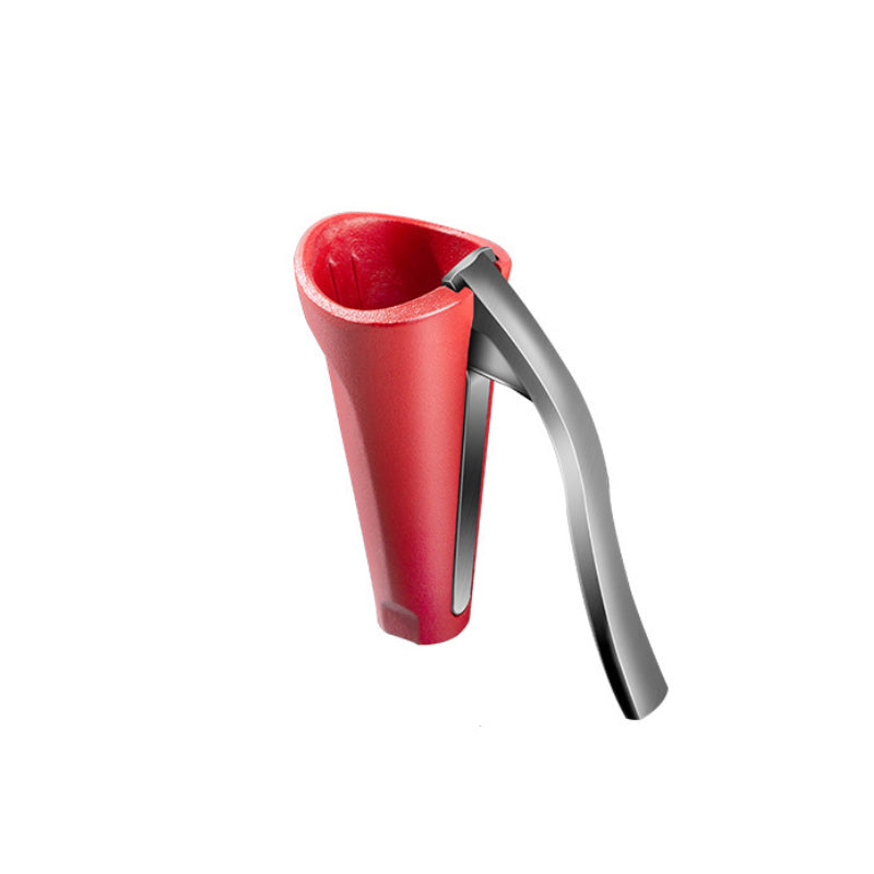 Ergonomic Aluminum Nutcracker in Red and Black