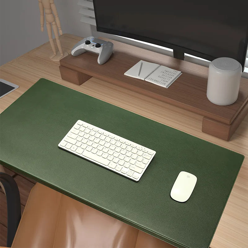 Ergonomic Anti-Slip PU Leather Desk Mat