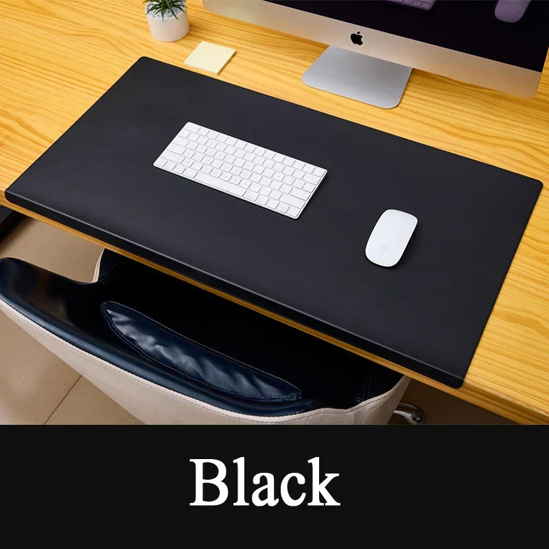 Ergonomic Anti-Slip PU Leather Desk Mat
