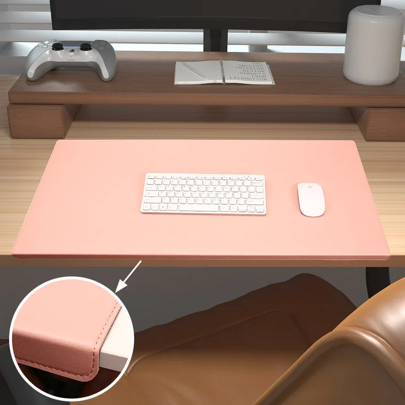 Ergonomic Anti-Slip PU Leather Desk Mat