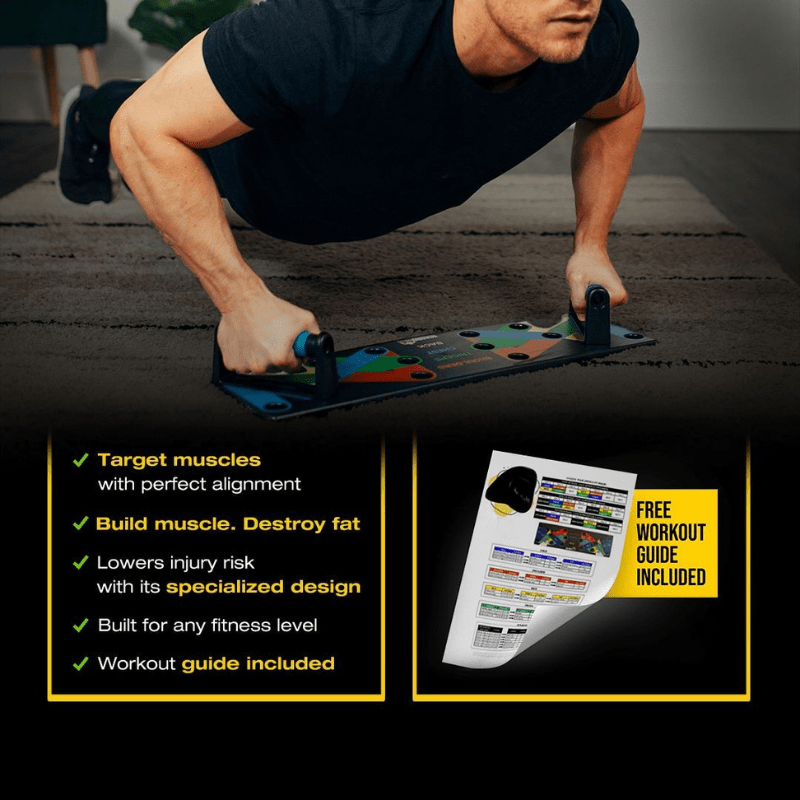 Ergonomic Push-Up Board for Targeted Upper Body Workouts