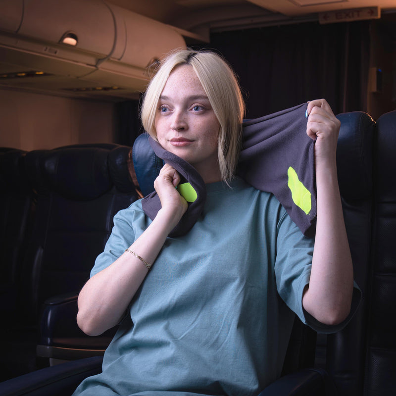 Ergonomic Travel Pillow - Airplane Pillow