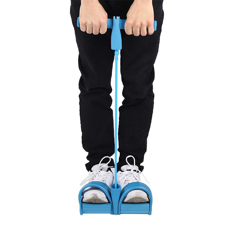 Exercise Pull Rope with Foot Pedals