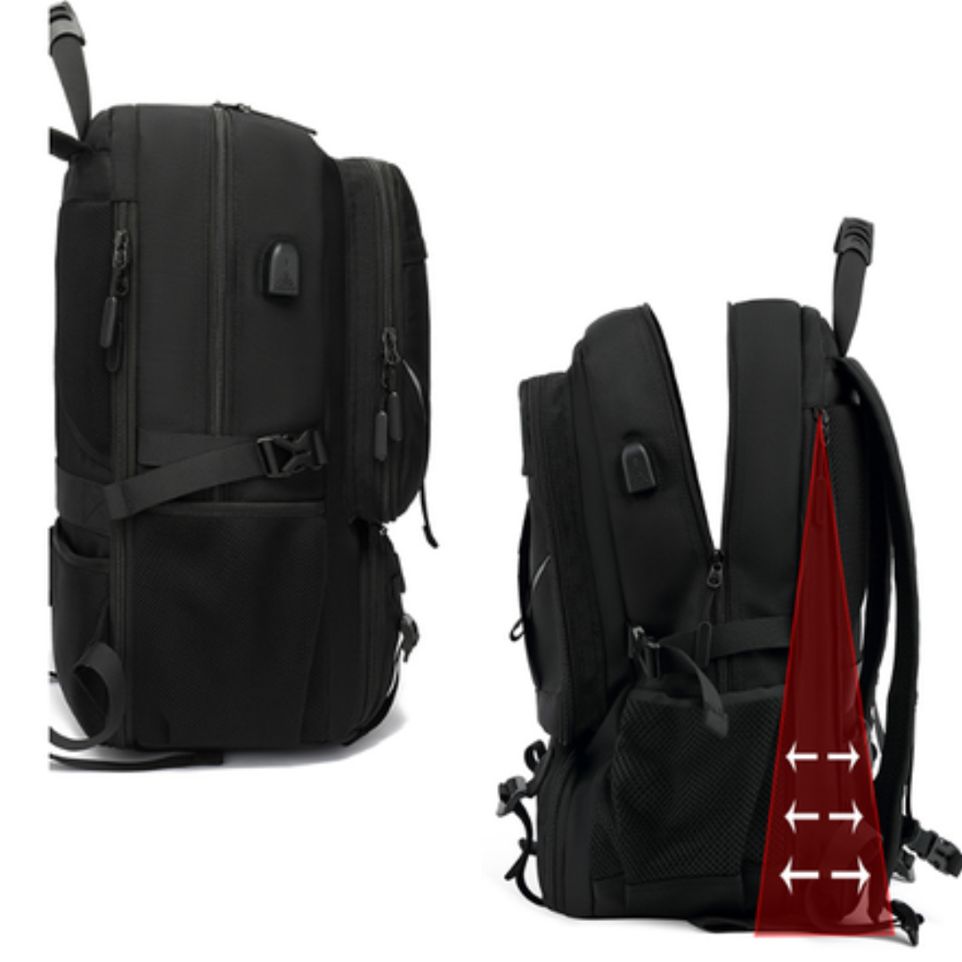 Expandable Large-Capacity Travel Backpack