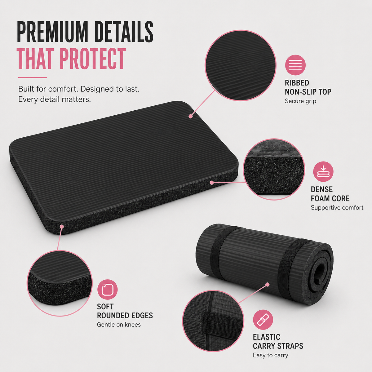 Extra Thick Exercise Knee Pad