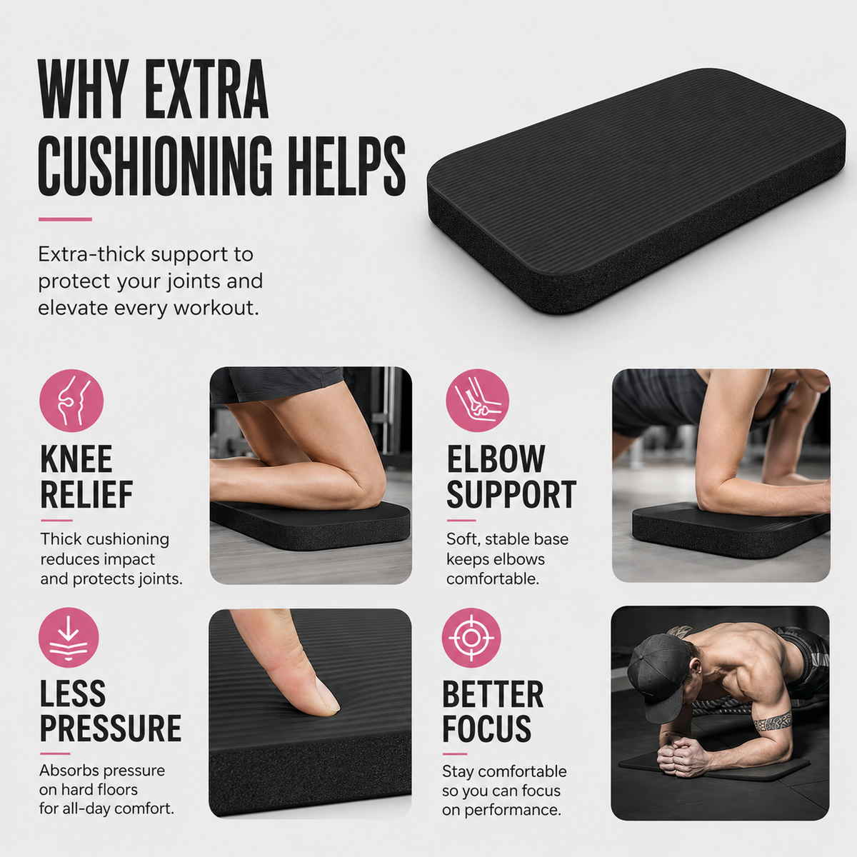 Extra Thick Exercise Knee Pad