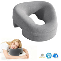 Face Down Pillow for Massage Tables with Contoured Opening