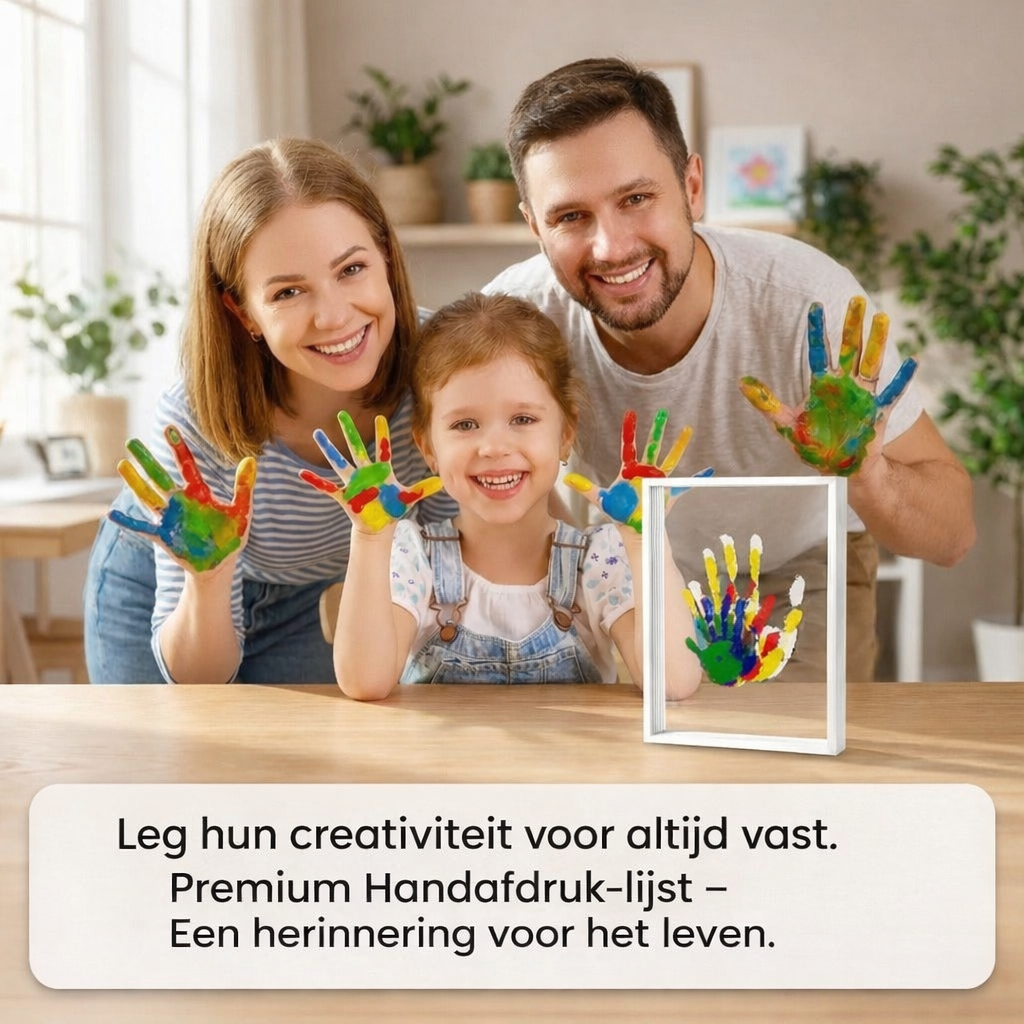 Family Portrait – Handprint Portrait Gift