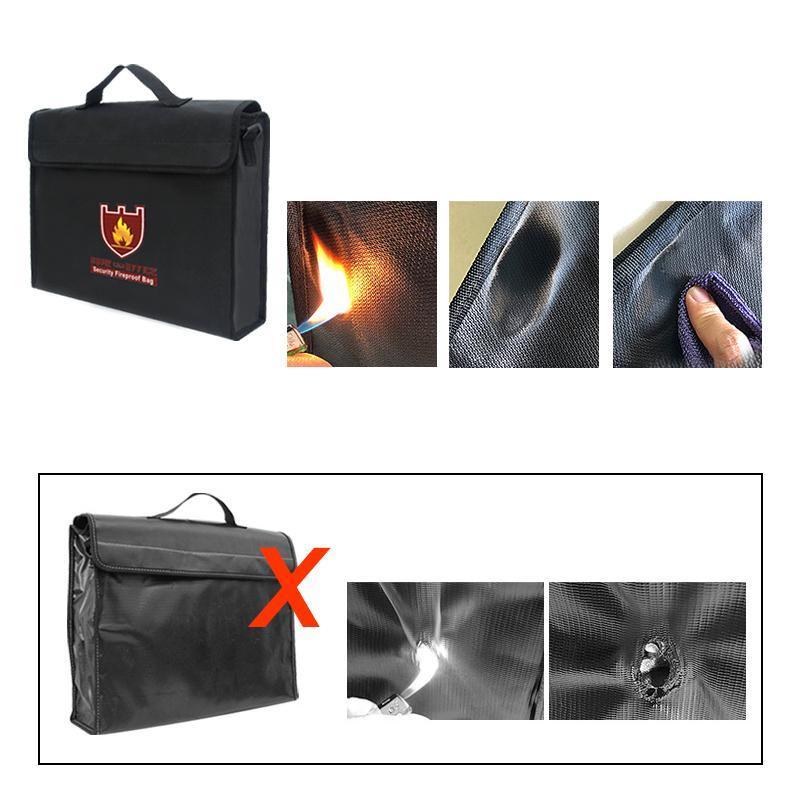 Fireproof and Water-Resistant Document Bag