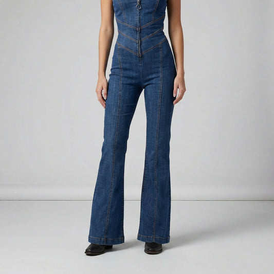 Fitted Sleeveless Jumpsuit