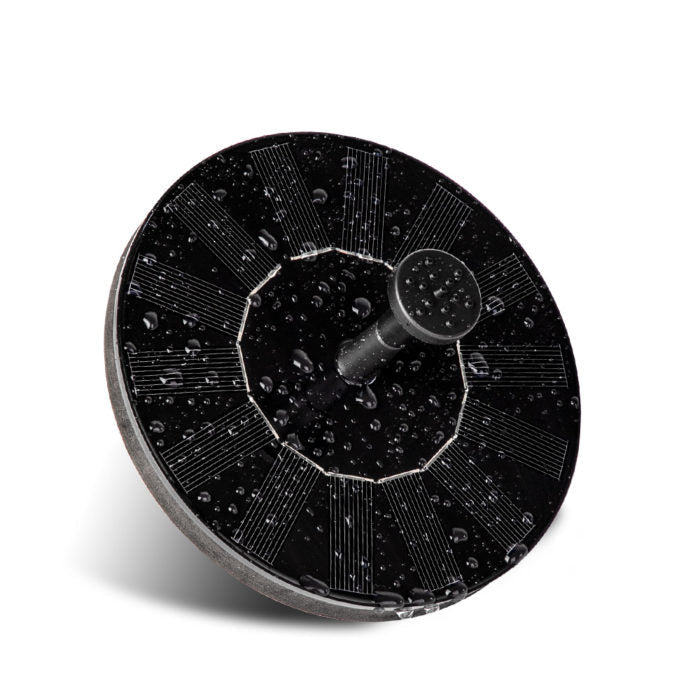 Floating Solar Fountain with Interchangeable Water Spray Effects for Ponds