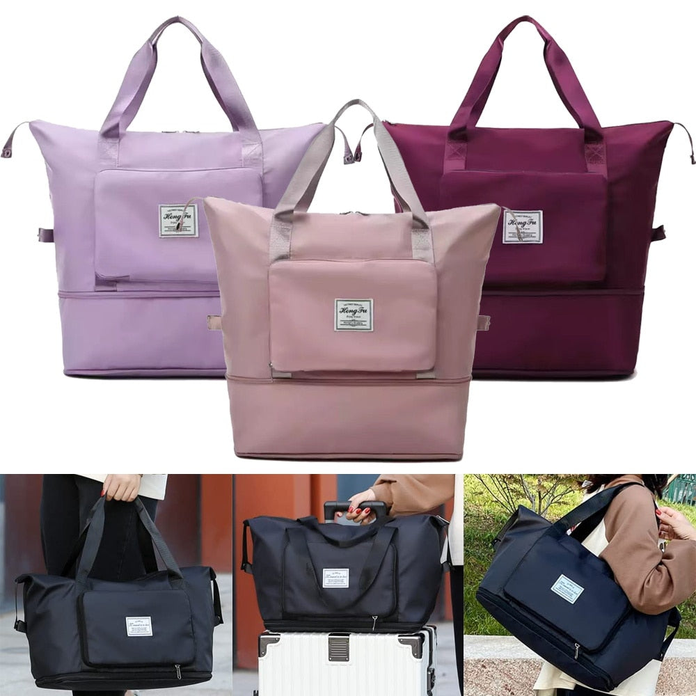 Foldable Waterproof Travel Bag for Travel and Leisure
