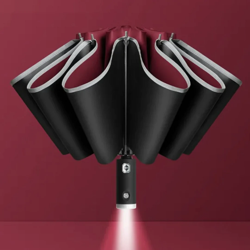 Fully Automatic Umbrella with LED Light