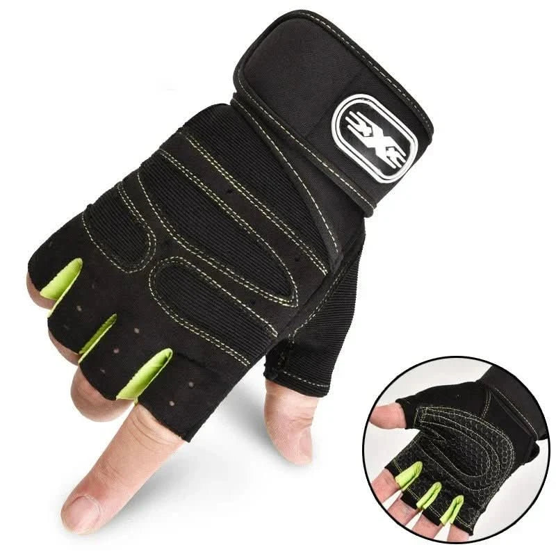 Gym Gloves with Impact Padding & Wrist Support