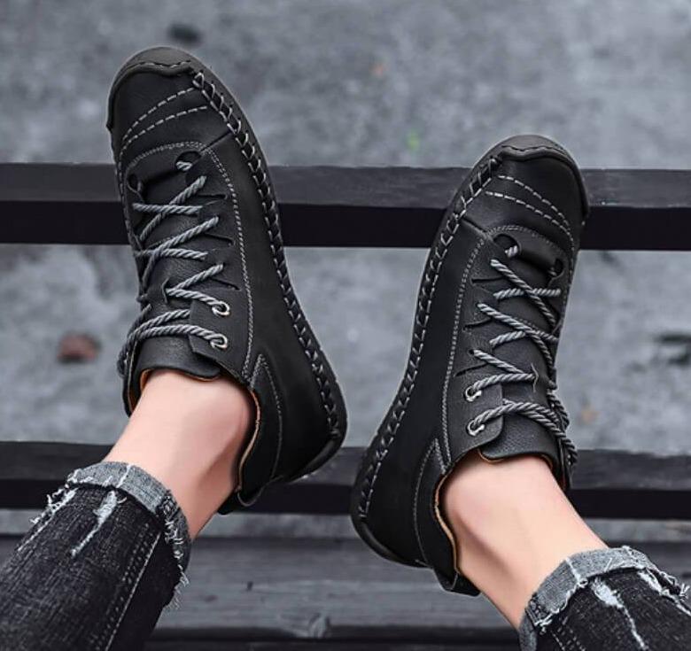 Hand-Stitched Vintage Ankle Boots