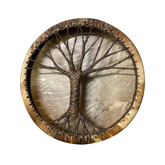 Handcrafted Tree of Life Shaman Drum