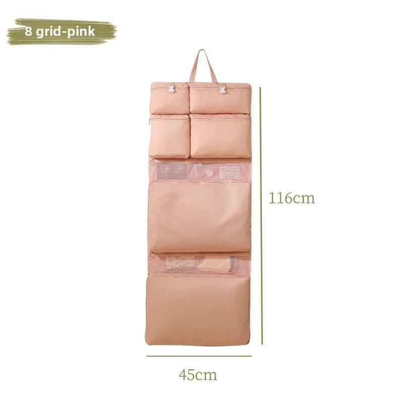 Hanging Travel Bag - Compact, Foldable Organizer with Multiple Compartments
