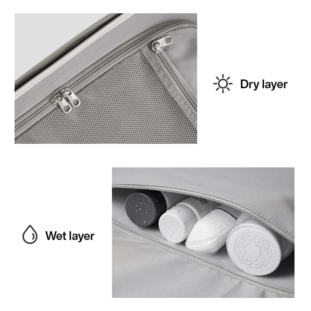 Hardshell Suitcase with Wide Handle – Sturdy & Comfortable Travel
