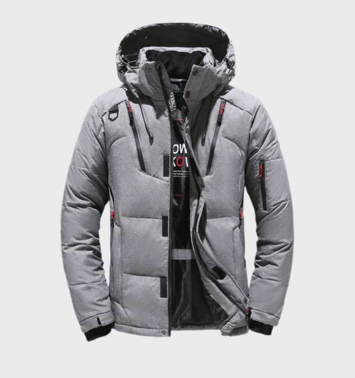 Heavily Insulated Waterproof and Windproof Winter Parka Jacket
