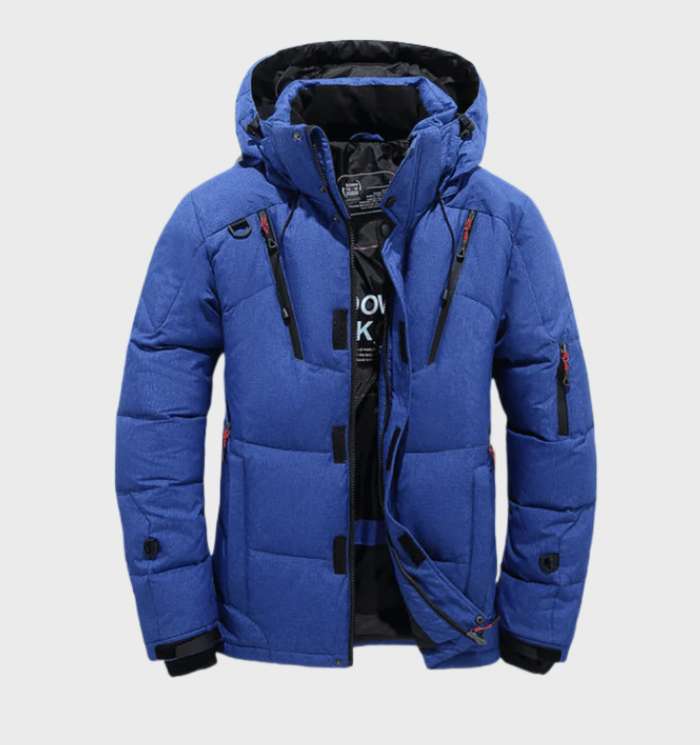 Heavily Insulated Waterproof and Windproof Winter Parka Jacket