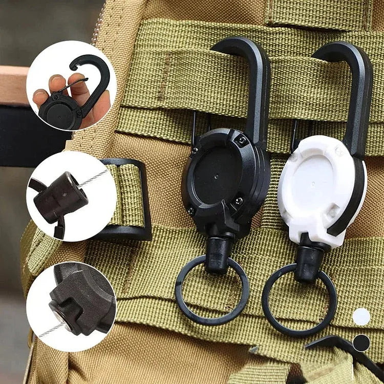 Heavy-Duty Retractable Keychain for Keys & ID Badges