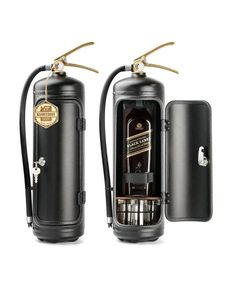 Hidden Fire Extinguisher Minibar - Creative and Functional