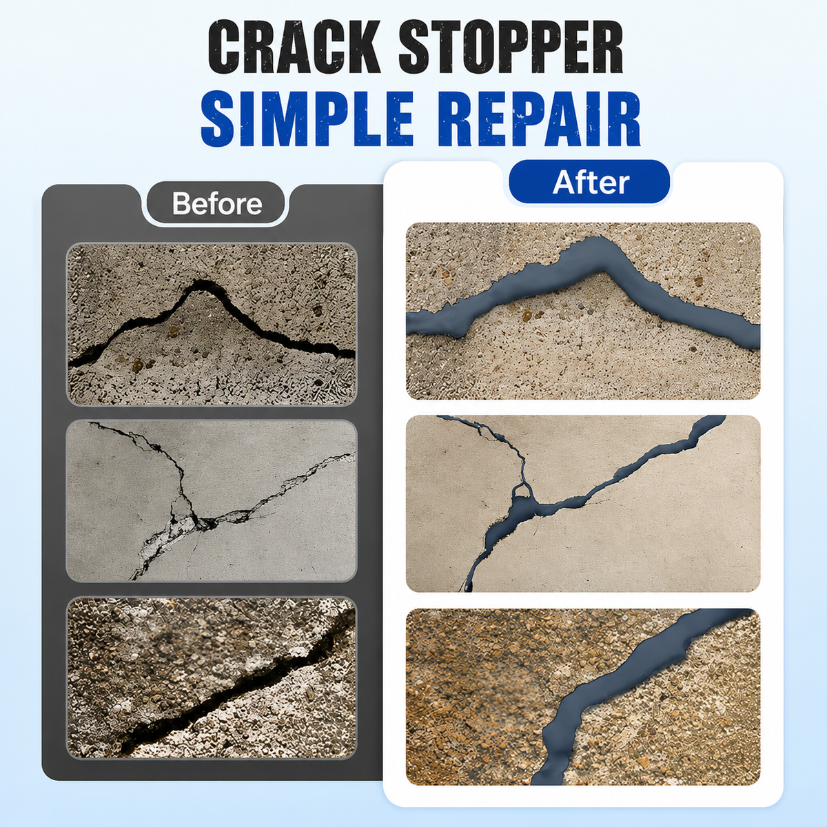 High-Performance Concrete Crack Sealant – Waterproof & Weatherproof