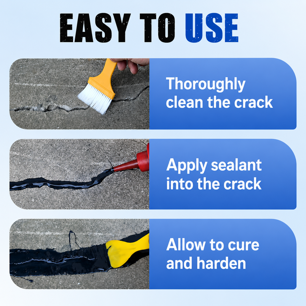 High-Performance Concrete Crack Sealant – Waterproof & Weatherproof